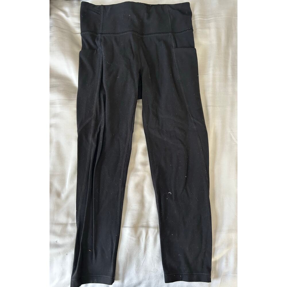 Athleta black capri pants size 12
